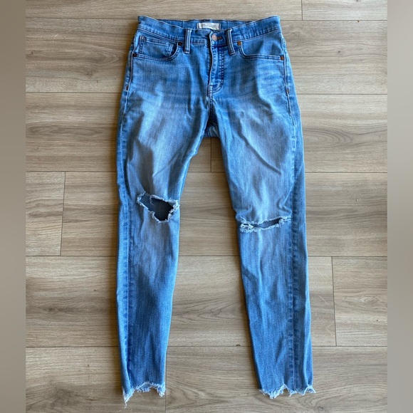 Madewell High Rise Skinny Jeans size 28P - Picture 1 of 4